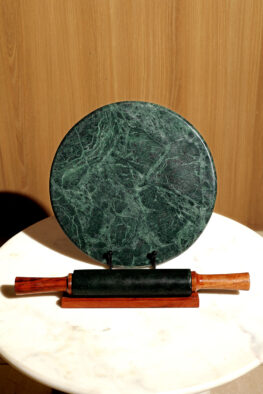Marble Rolling Pin With Marble Chakla